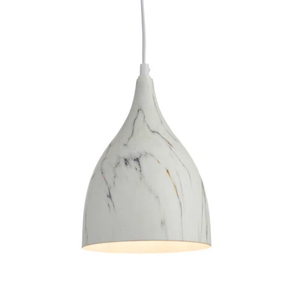 Φωτιστικό Οροφής Μονόφωτο Aca Roxanne KS174317MR White Marble