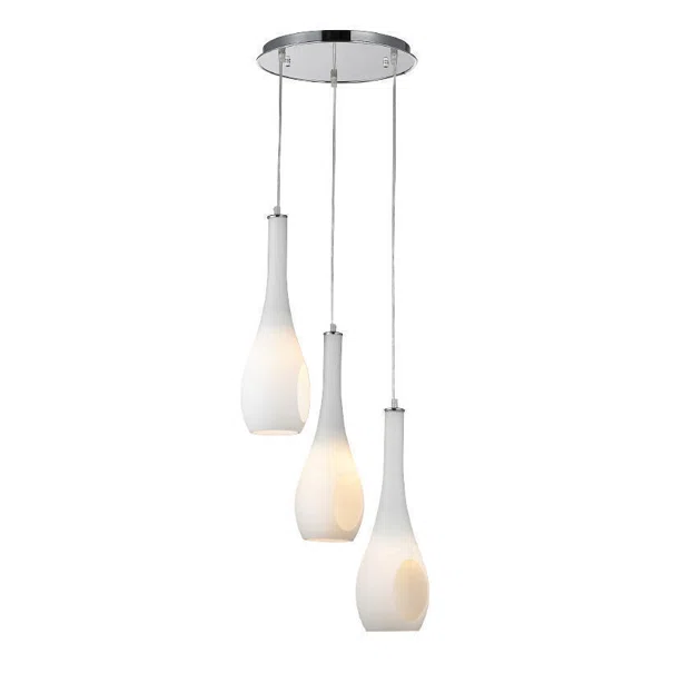 Φωτιστικό Οροφής Τρίφωτο Aca Cave DLA5203A White