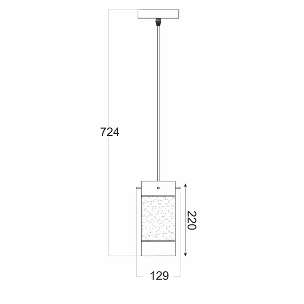 Φωτιστικό Οροφής Μονόφωτο Aca Mane FW50671 Chrome/Sandblast