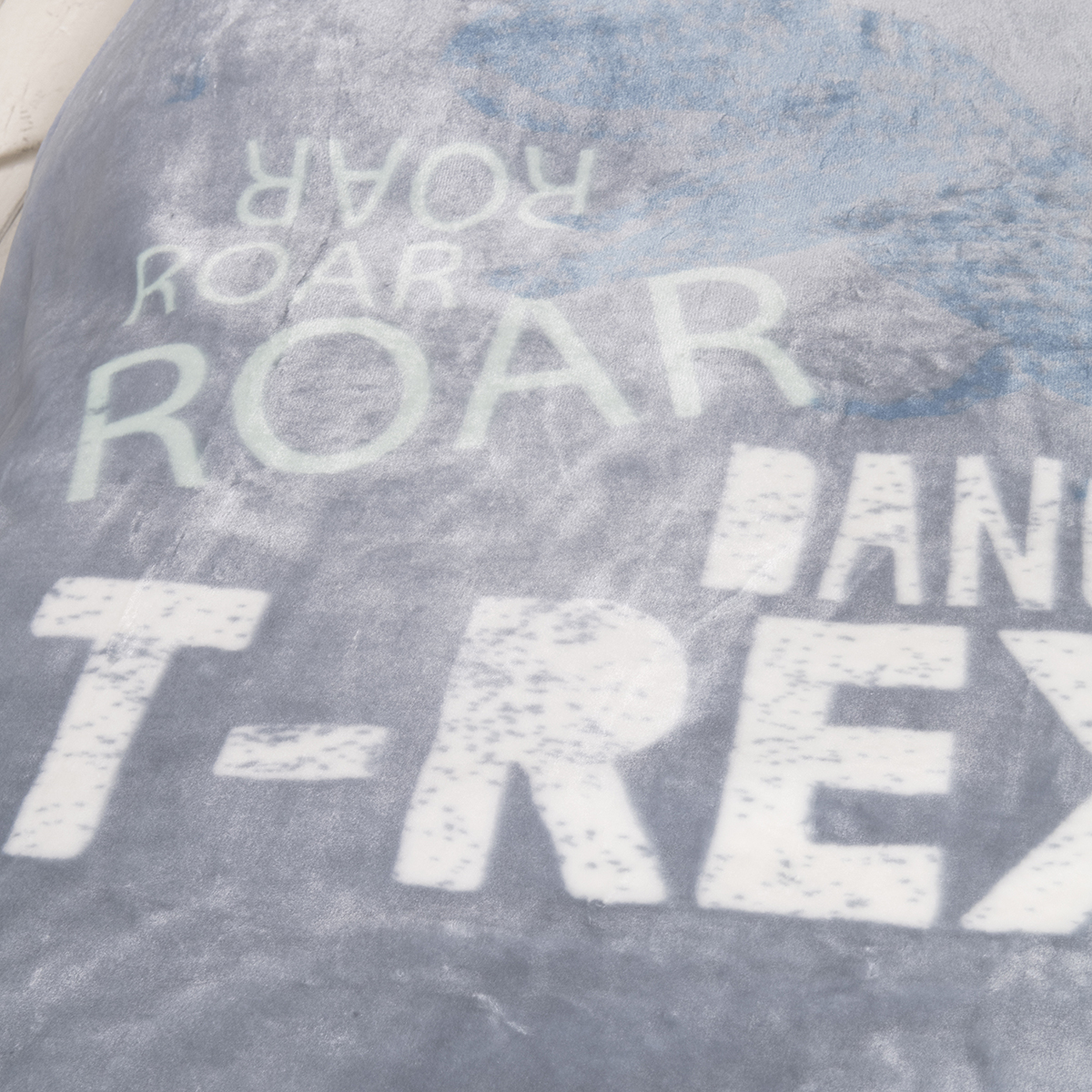 Κουβέρτα Βελουτέ Μονή (160X220) Nima Kids Roar Λευκά Είδη Κρεβατοκάμαρας Κουβέρτες Μονές Spitishop