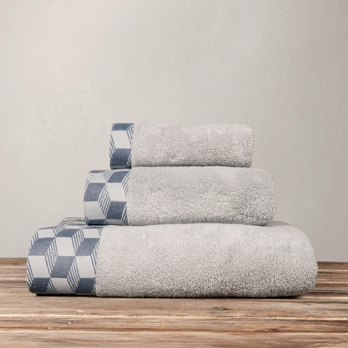 Πετσέτα Σώματος (90x145) Nima Luxe L.Grey 600gsm