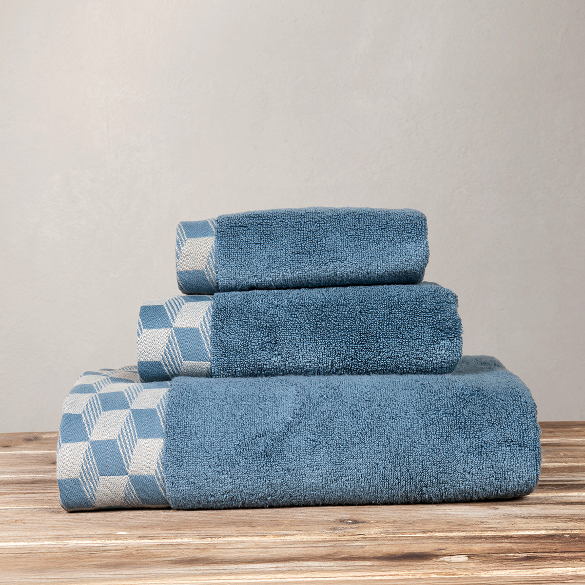 Πετσέτα Προσώπου (50x100) Nima Luxe Denim Blue 600gsm