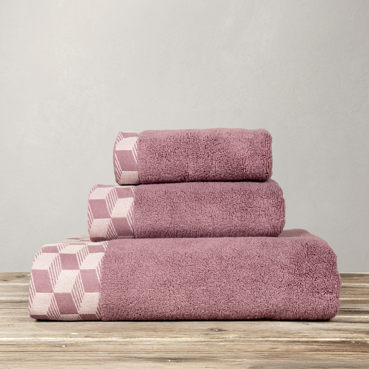 Πετσέτα Χεριών (40x60) Nima Luxe Apple Pink 600gsm