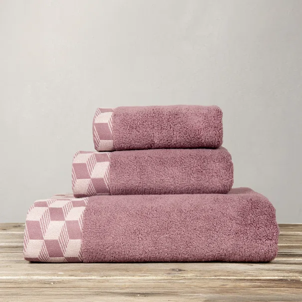 Πετσέτα Χεριών (40x60) Nima Luxe Apple Pink 600gsm
