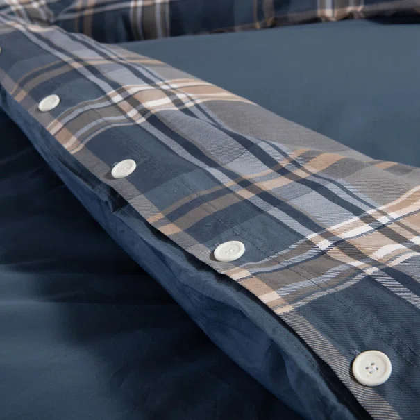 Σεντόνια Διπλά (Σετ) Nautica By Nef-Nef Homeware Nau Surface Denim