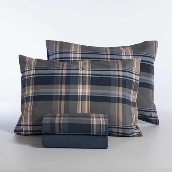 Σεντόνια Διπλά (Σετ) Nautica By Nef-Nef Homeware Nau Surface Denim