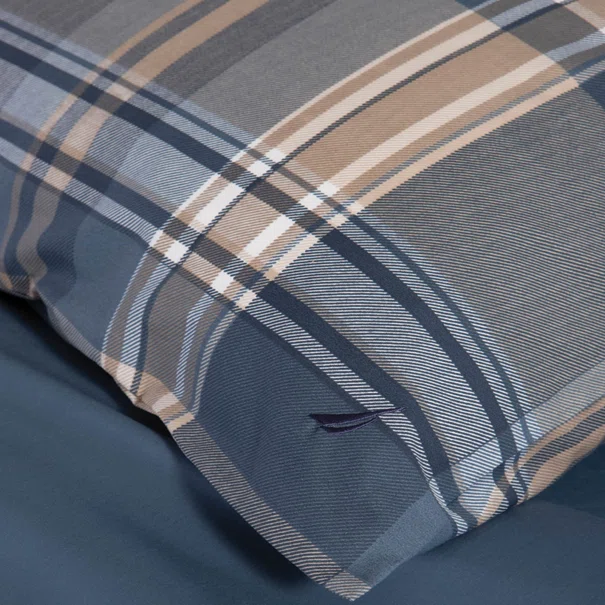 Σεντόνια Διπλά (Σετ) Nautica By Nef-Nef Homeware Nau Surface Denim
