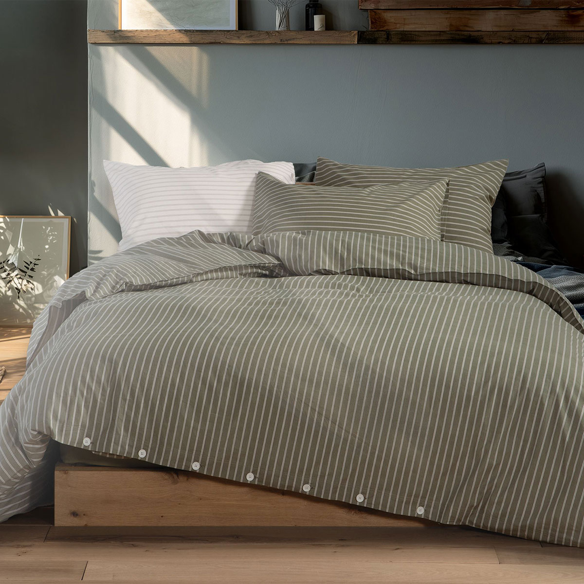 Σεντόνια King Size (Σετ) Nautica By Nef-Nef Homeware Nau Coast Green