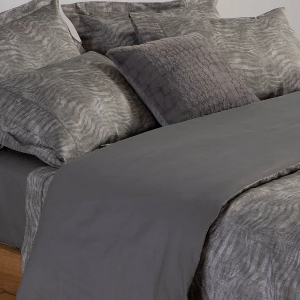 Σεντόνια Υπέρδιπλα (Σετ) Nef-Nef Homeware Elements Zesten Grey