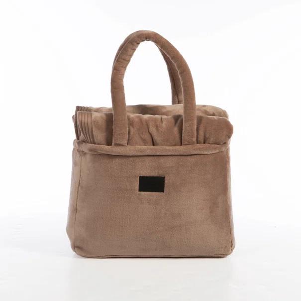 Κουβέρτα Βελουτέ Υπέρδιπλη (230x240) Nef-Nef Homeware Elements Velosso Mocca