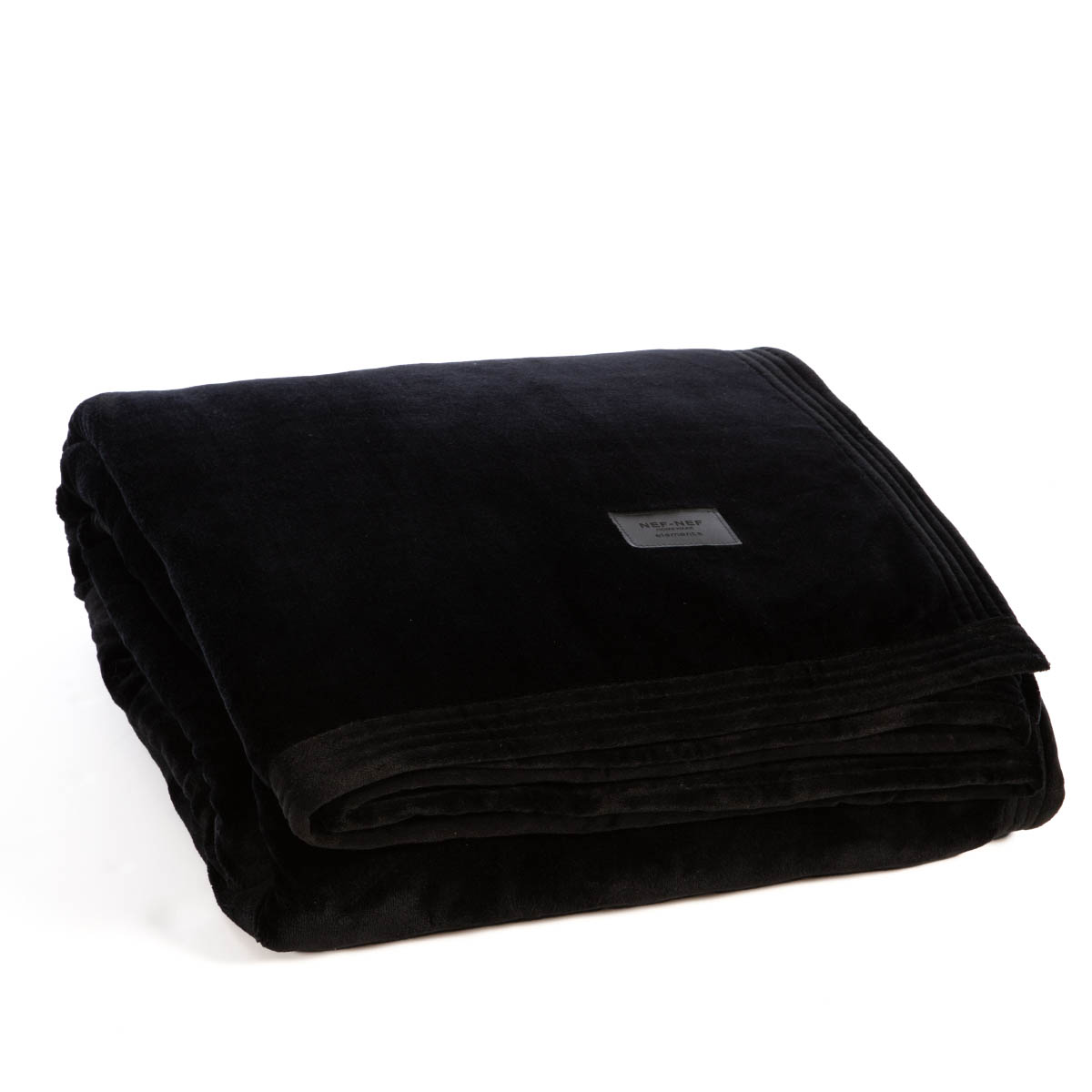 Κουβέρτα Βελουτέ Υπέρδιπλη (230X240) Nef-Nef Homeware Elements Velosso Black Λευκά Είδη Κρεβατοκάμαρας Κουβέρτες Υπέρδιπλες Spitishop