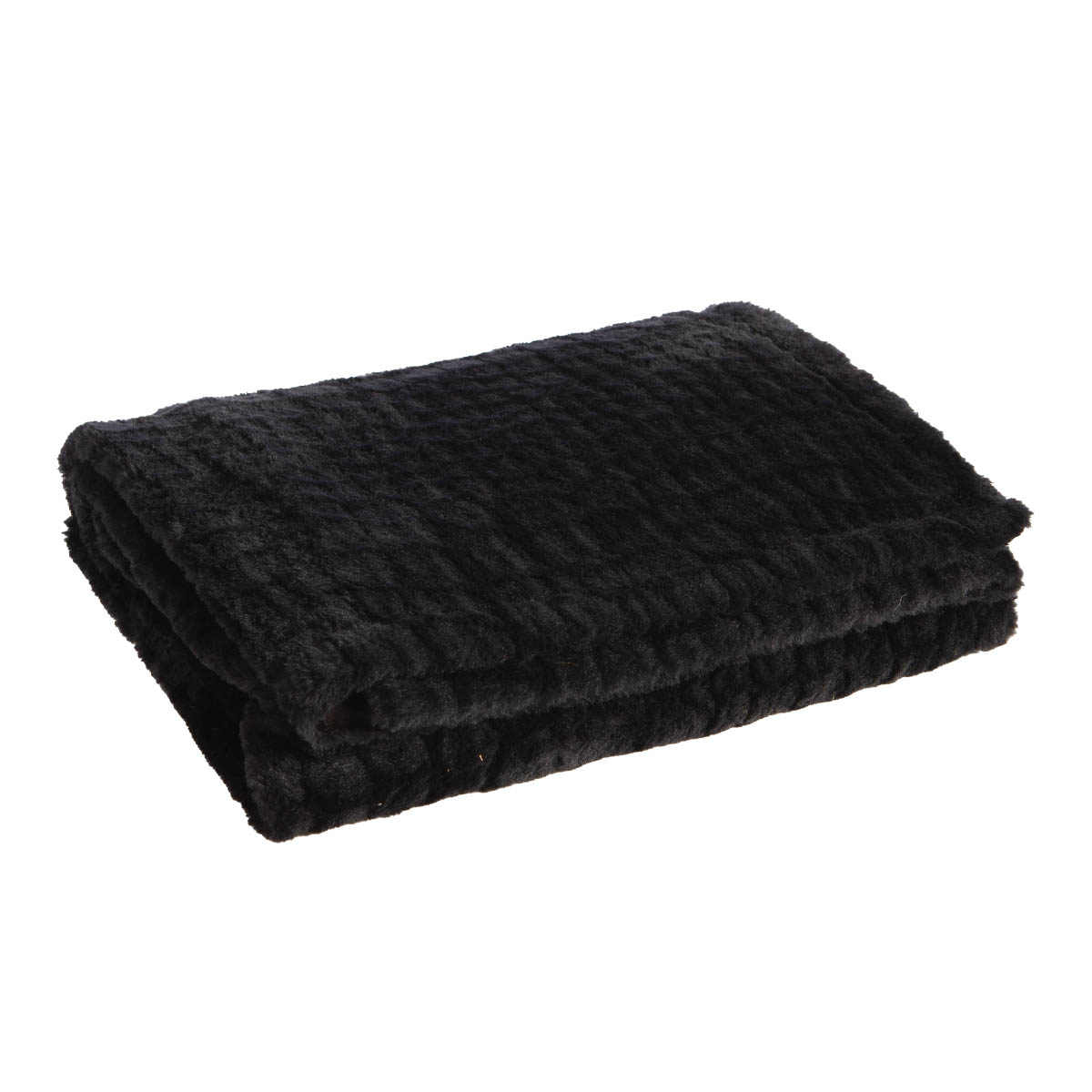 Γούνινη Κουβέρτα Καναπέ (130X180) Nef-Nef Homeware Mentor Black Λευκά Είδη Σαλονιού Κουβέρτες Spitishop