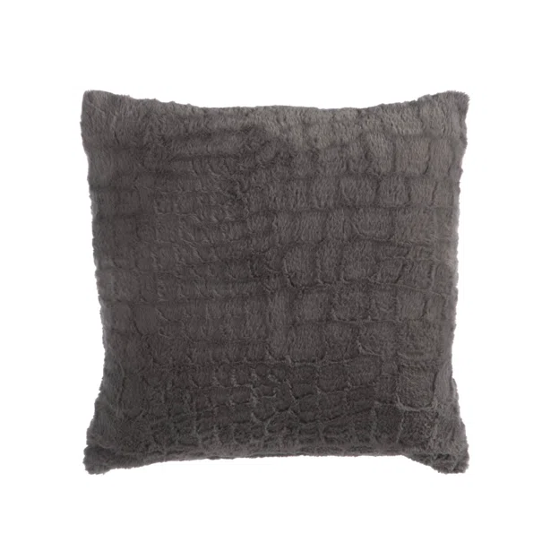 Διακοσμητικό Μαξιλάρι Γούνινο (45x45) Nef-Nef Homeware Mentor Grey