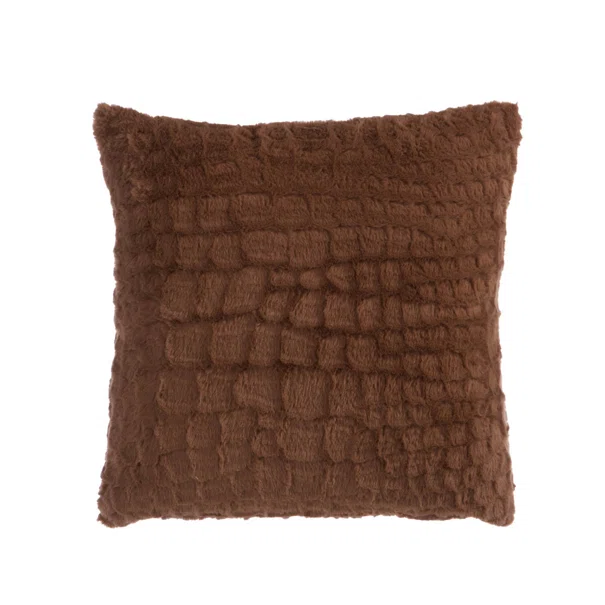Διακοσμητικό Μαξιλάρι Γούνινο (45x45) Nef-Nef Homeware Mentor Mocca