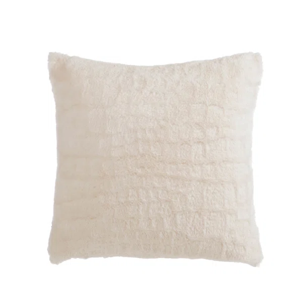 Διακοσμητικό Μαξιλάρι Γούνινο (45x45) Nef-Nef Homeware Mentor Ecru