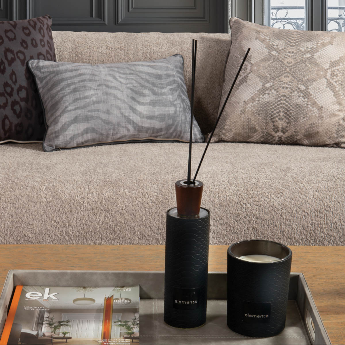 Αρωματικό Χώρου 400Ml με Στικς Nef-Nef Homeware Elements 25 Διακόσμηση Αρωματικά - Diffuser Spitishop