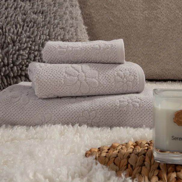 Πετσέτα Σώματος (70x140) Nef-Nef Homeware Premium Margot Grey 550gsm