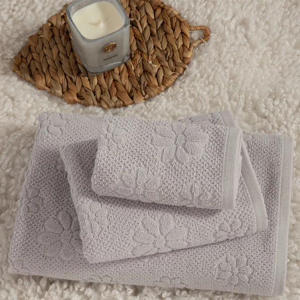 Πετσέτα Σώματος (70x140) Nef-Nef Homeware Premium Margot Grey 550gsm