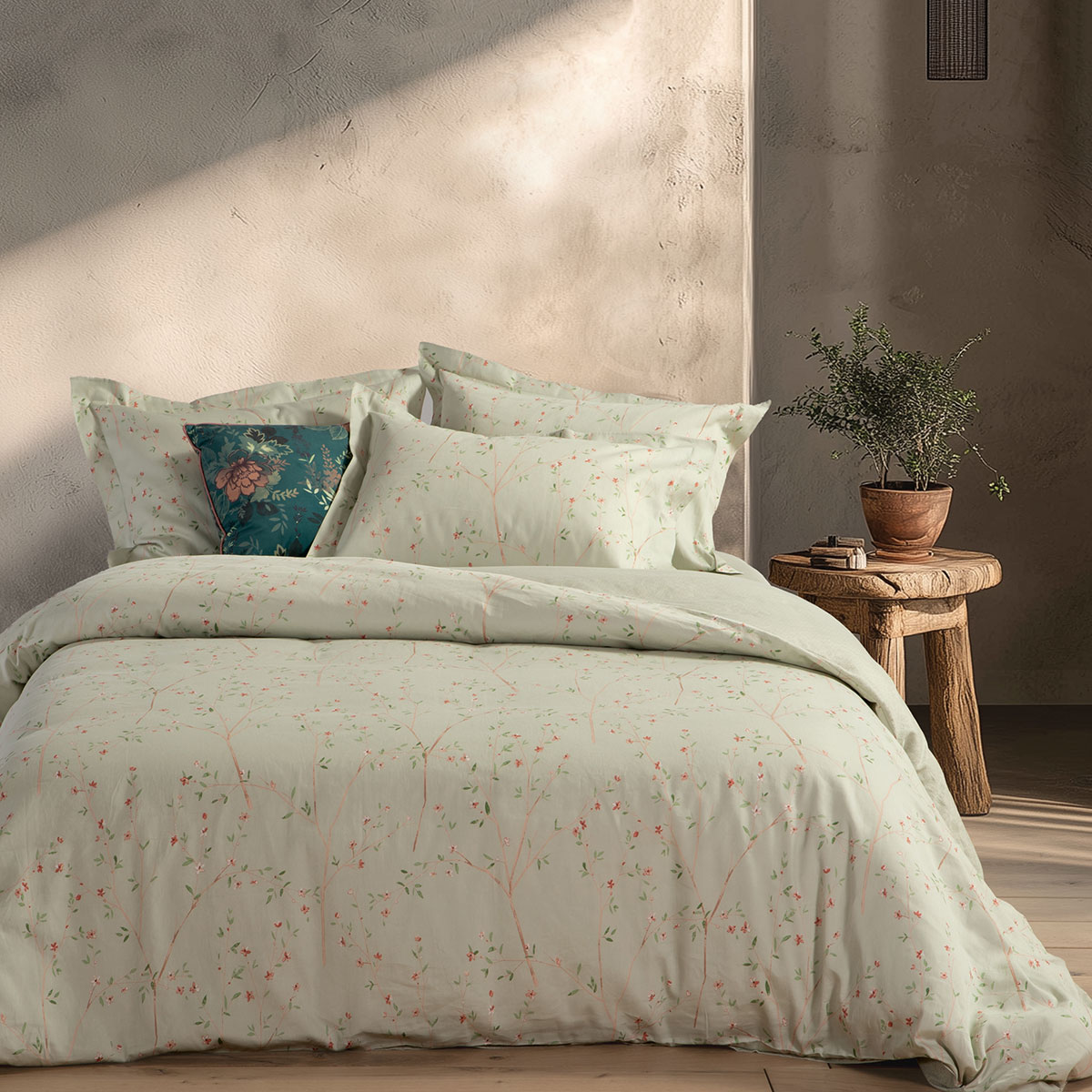 Πάπλωμα Υπέρδιπλο (240x230) 2 Όψεων Nef-Nef Homeware Premium Kiara 26 Mint