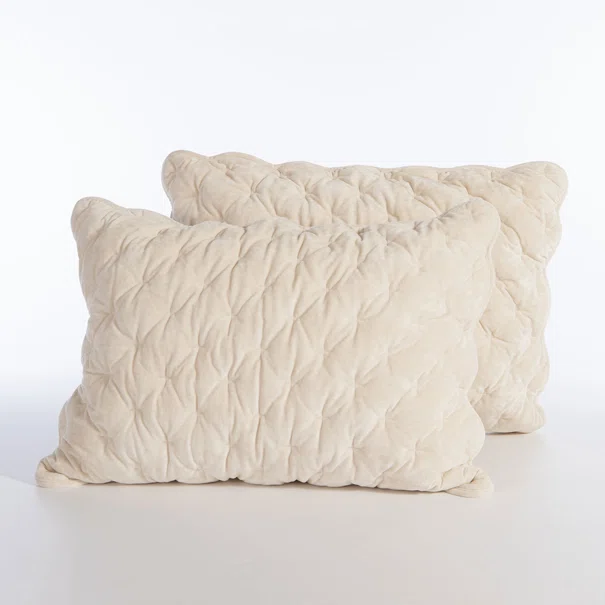 Ζεύγος Μαξιλαροθήκες (52x72) Nef-Nef Homeware Premium Priver Ecru