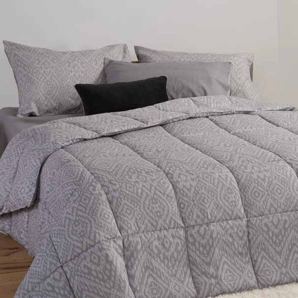 Πάπλωμα Υπέρδιπλο (240x220) 2 Όψεων Nef-Nef Homeware Smart Orion Grey