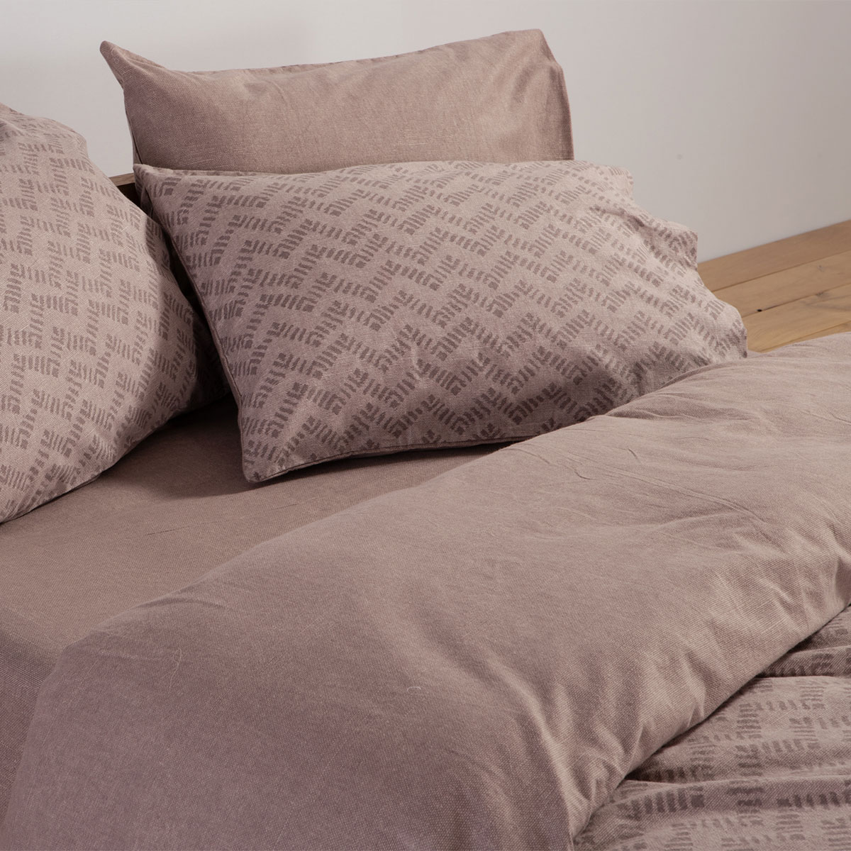 Φανελένια Σεντόνια Μονά (Σετ) Nef-Nef Homeware Flannel Otrando Mocca