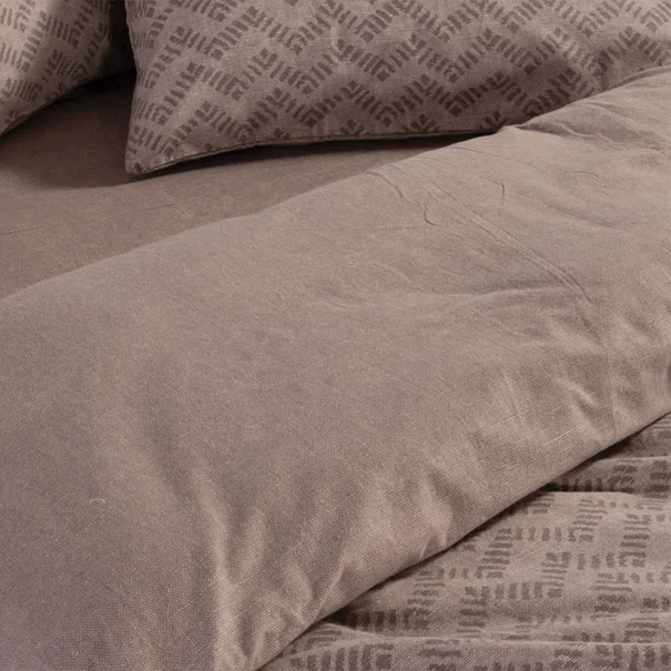 Φανελένια Σεντόνια Μονά (Σετ) Nef-Nef Homeware Flannel Otrando Mocca