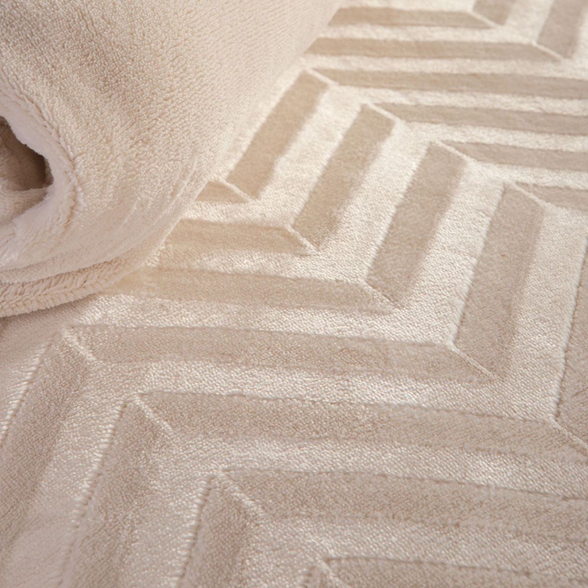 Παπλωματοθήκη Fleece Μονή (Σετ 160X220) Nef-Nef Homeware Carmen Ecru Λευκά Είδη Κρεβατοκάμαρας Παπλωματοθήκες Μονές Spitishop