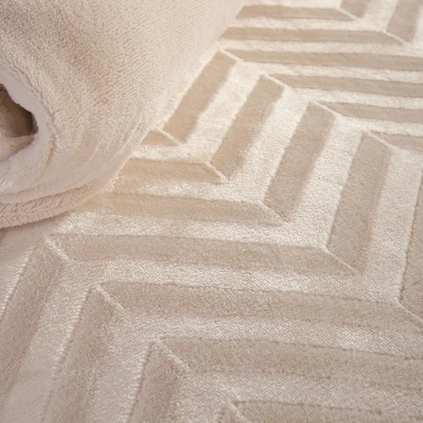 Παπλωματοθήκη Fleece Μονή (Σετ 160x220) Nef-Nef Homeware Carmen Ecru