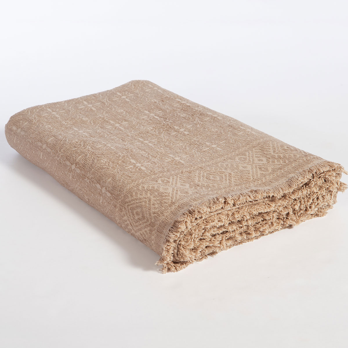 Ριχτάρι Καναπέ Τριθέσιου (170X300) Nef-Nef Homeware Jeneria Beige Λευκά Είδη Σαλονιού Ριχτάρια Χειμερινά Spitishop