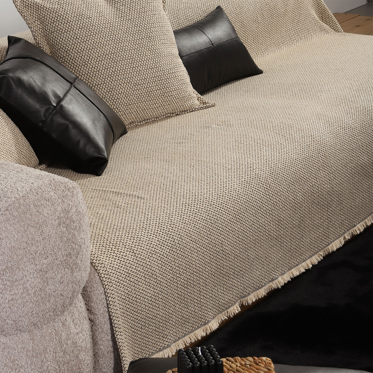 Ριχτάρι Καναπέ Διθέσιου (170x250) Nef-Nef Homeware Brooklyn 25 Ecru