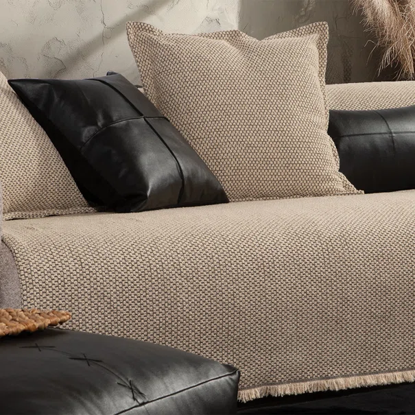 Ριχτάρι Καναπέ Τριθέσιου (170x300) Nef-Nef Homeware Brooklyn 25 Ecru