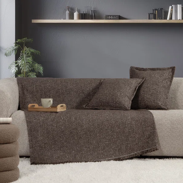 Ριχτάρι Καναπέ Τριθέσιου (170x300) Nef-Nef Homeware Alamo 25 Brown