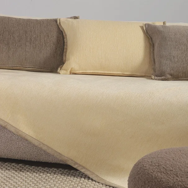 Ριχτάρι Πολυθρόνας (180x180) Nef-Nef Homeware Tanger Ecru
