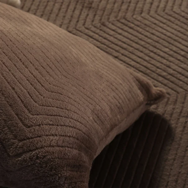 Ριχτάρι Καναπέ Διθέσιου Fleece (180x250) Nef-Nef Homeware Dakari Brown
