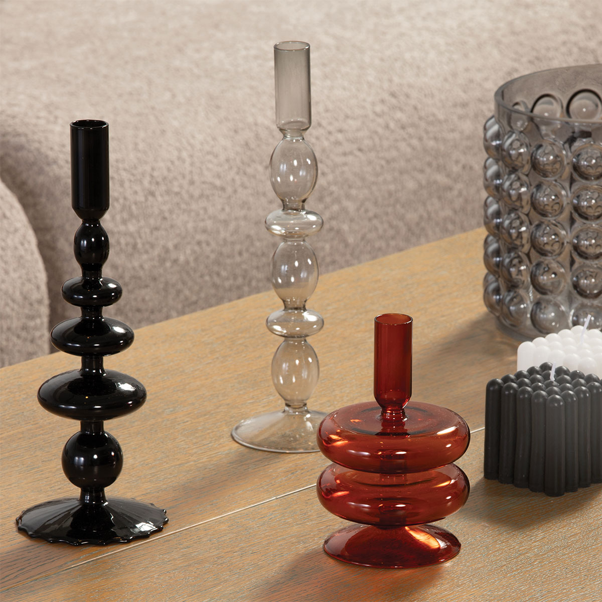 Κηροπήγιο (Φ9X26 5) Nef-Nef Homeware Indila Διακόσμηση Κηροπήγια Μοντέρνα Spitishop