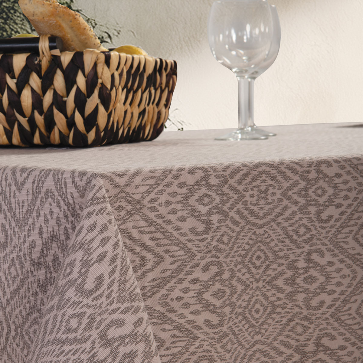 Τραπεζομάντηλο (140X140) Nef-Nef Homeware Orion Λευκά Είδη Κουζίνας & Τραπεζαρίας Τραπεζομάντηλα Διακόσμησης Spitishop