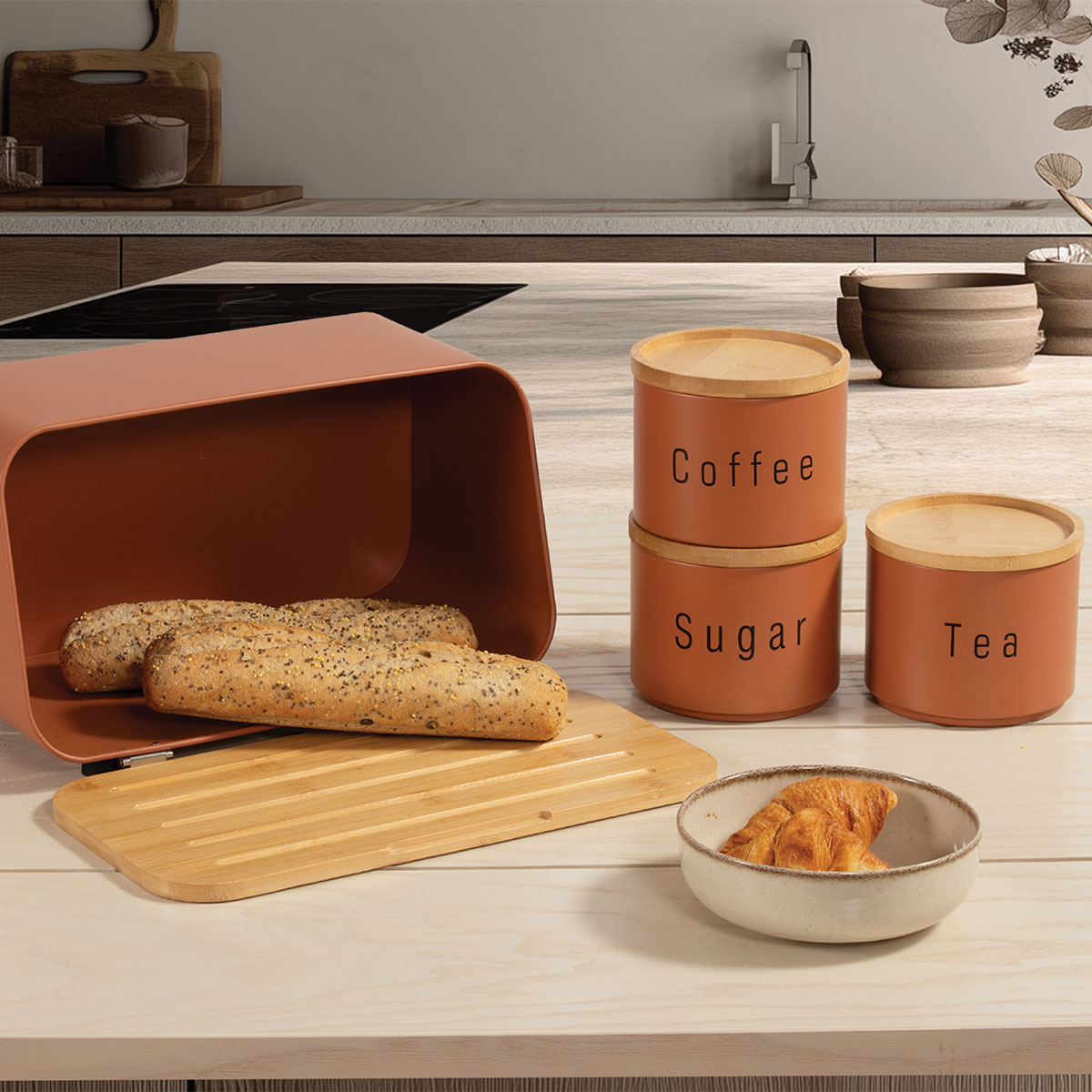 Ψωμιέρα (34 5X19X17) Nef-Nef Homeware Terra Οργάνωση & Αποθήκευση Κουζίνας Ψωμιέρες Spitishop