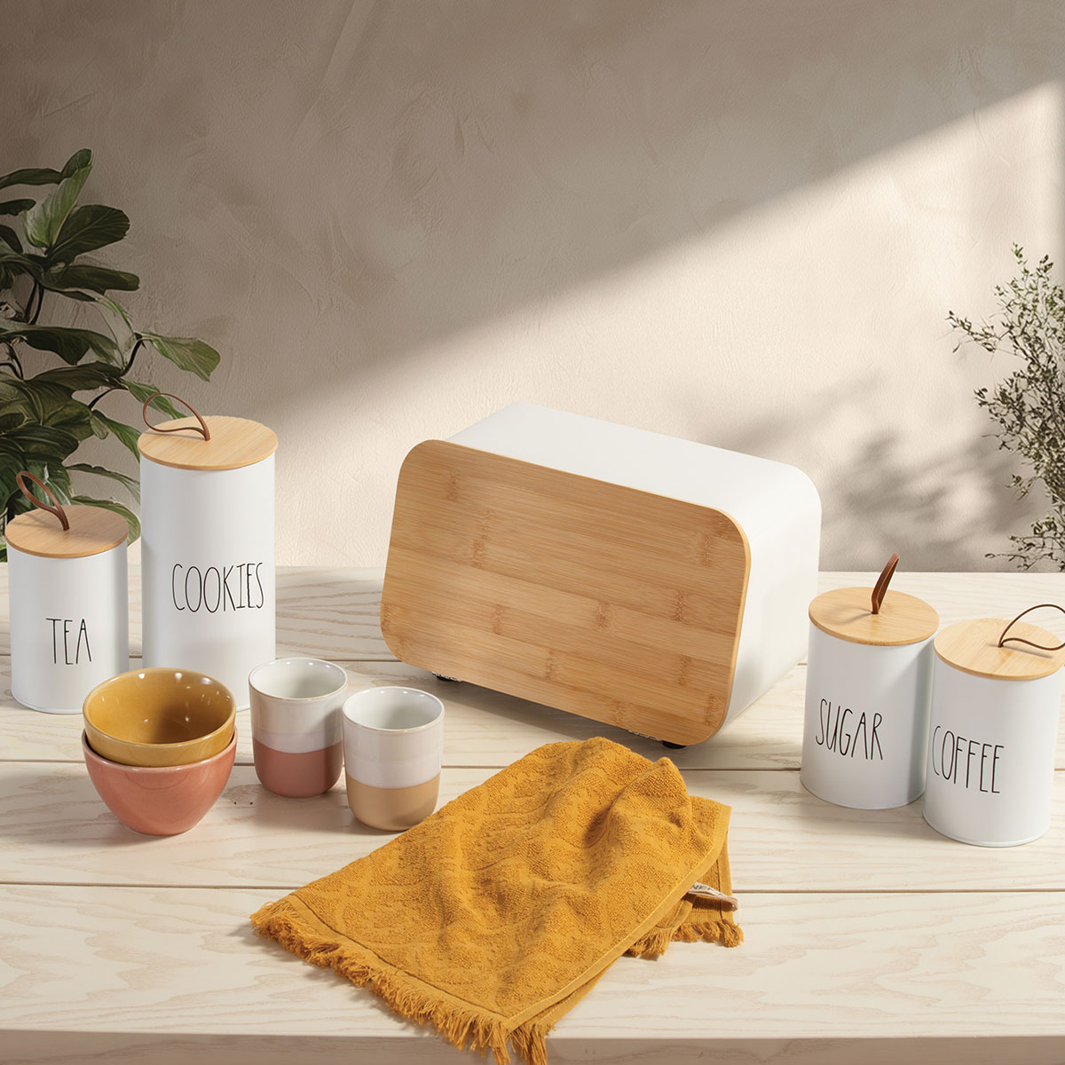 Ψωμιέρα (34 5X19X17) Nef-Nef Homeware White Οργάνωση & Αποθήκευση Κουζίνας Ψωμιέρες Spitishop