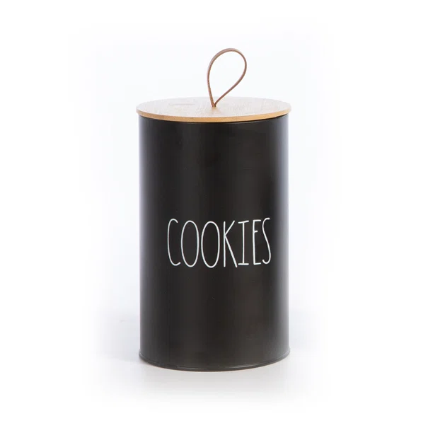 Μπισκοτιέρα (Φ12x20) Nef-Nef Homeware Black