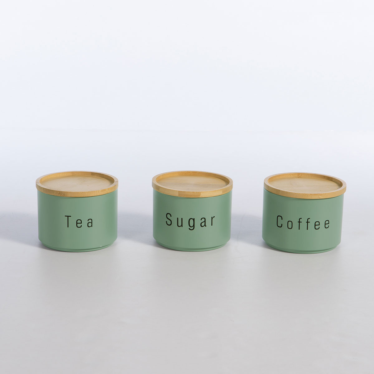 Δοχείο Ζάχαρης + Καφέ + Τσάι (Σετ) Nef-Nef Homeware Green