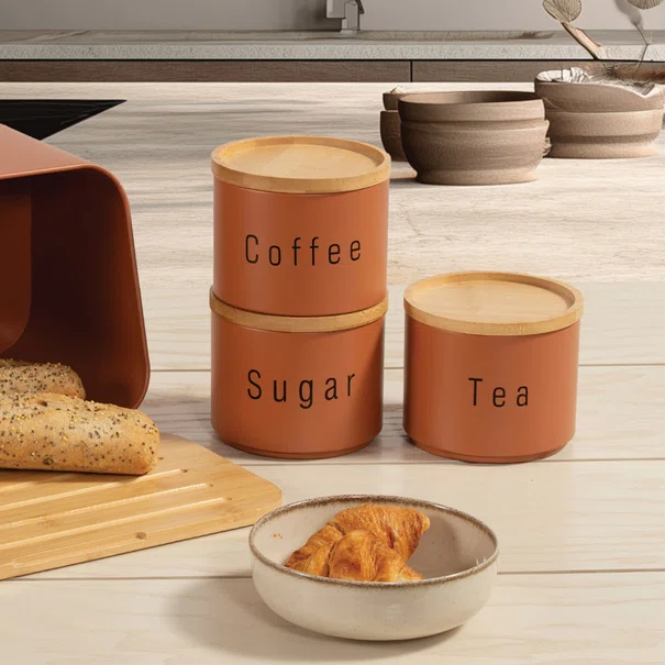 Δοχείο Ζάχαρης + Καφέ + Τσάι (Σετ) Nef-Nef Homeware Terra