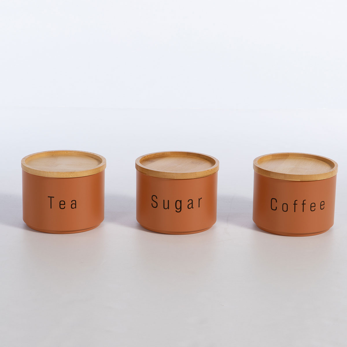 Δοχείο Ζάχαρης + Καφέ Τσάι (Σετ) Nef-Nef Homeware Terra Οργάνωση & Αποθήκευση Κουζίνας Βάζα - Δοχεία Αποθήκευσης για Ζάχαρη Spitishop