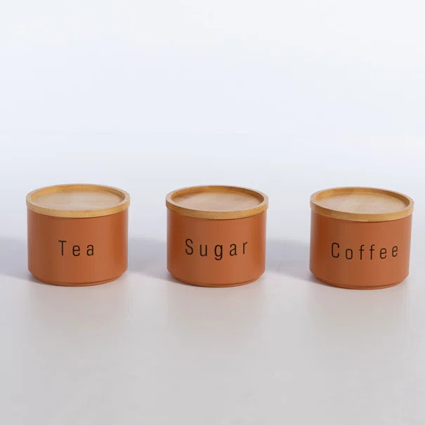 Δοχείο Ζάχαρης + Καφέ + Τσάι (Σετ) Nef-Nef Homeware Terra