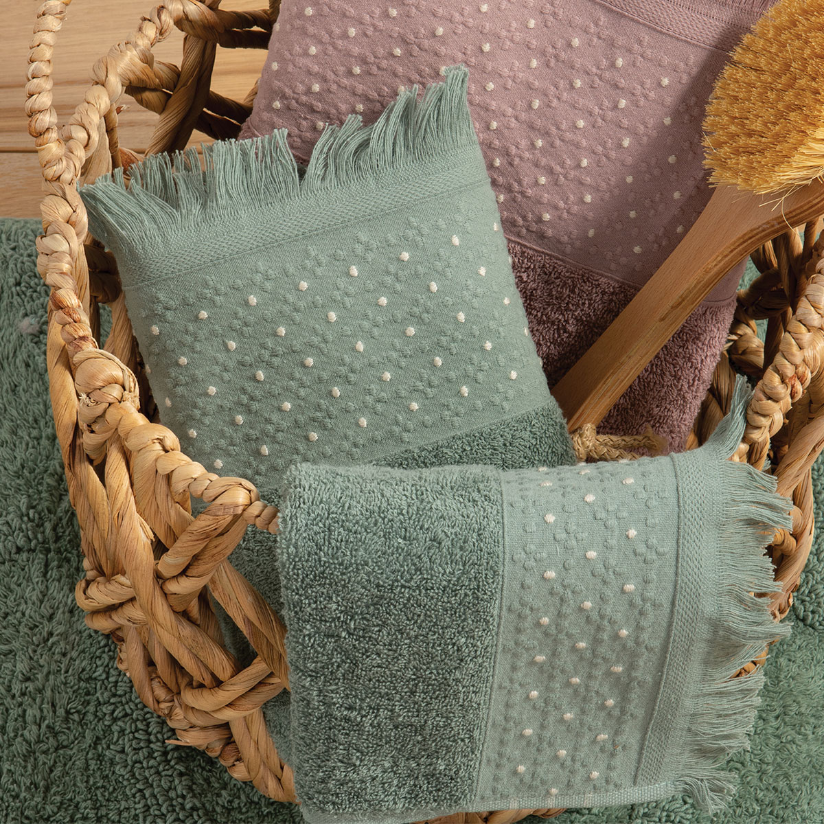 Πετσέτα Σώματος (70x140) Nef-Nef Homeware Premium Zasmen Green 500gsm