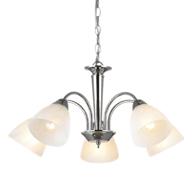 Φωτιστικό Οροφής Πολύφωτο Aca Byron DLX7395 Chrome/White