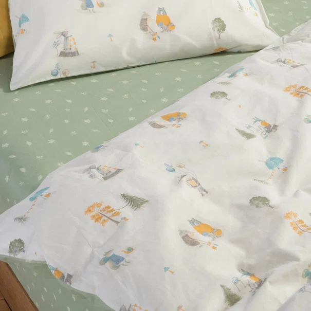 Σεντόνια Μονά (170x260) Nef-Nef Homeware Junior Woodland Party