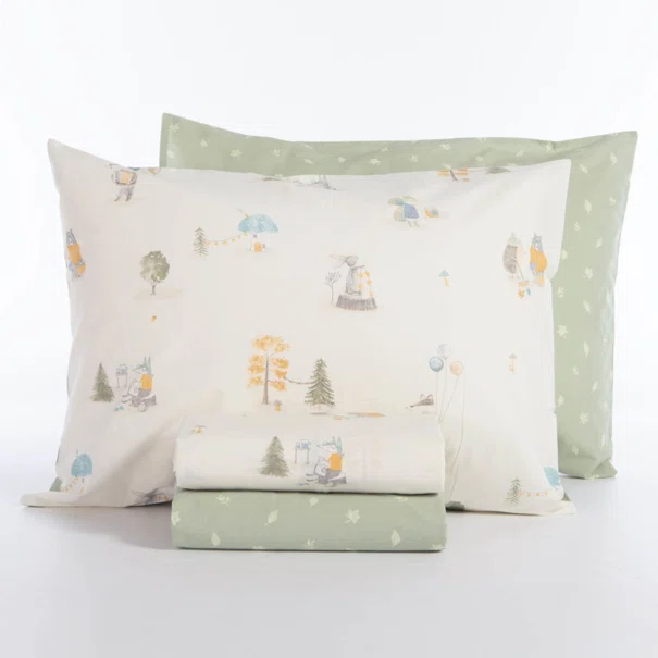 Σεντόνια Μονά (170x260) Nef-Nef Homeware Junior Woodland Party