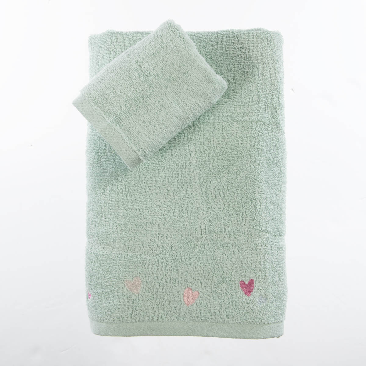 Παιδικές Πετσέτες (Σετ 2Τμχ) Nef-Nef Homeware Junior Hearts Attack 420Gsm Βρεφικά Προίκα Μωρού - Βρεφικές Spitishop