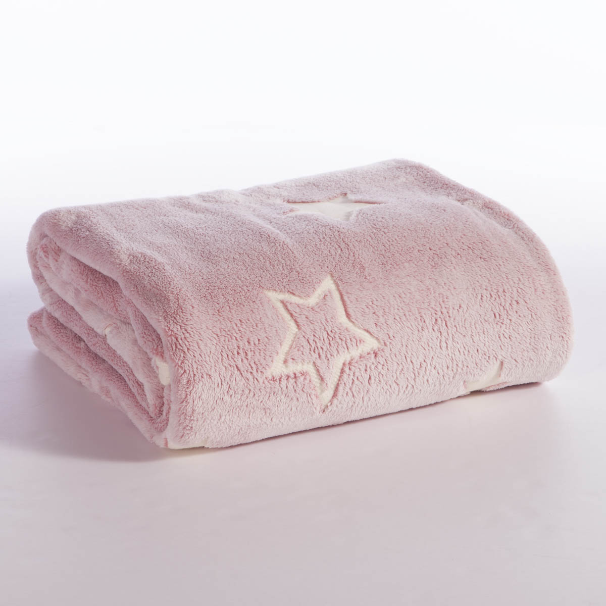 Φωσφοριζέ Κουβέρτα Fleece Μονή (160X220) Nef-Nef Homeware Junior Starlight Pink Παιδικά Λευκά Είδη 'Υπνου Παιδικές Κουβέρτες Spitishop